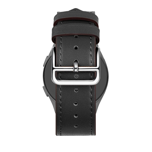 Bandz Bracelet cuir 'Deluxe' Suunto 9 Peak Pro (noir)