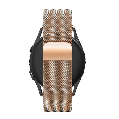 Bandz Garmin Forerunner 70 Milanese Loop Strap (Rose Gold)