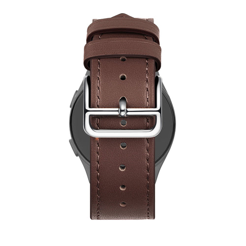 Bandz Bracelet cuir 'Deluxe' Huawei Watch GT 5 46mm (marron)