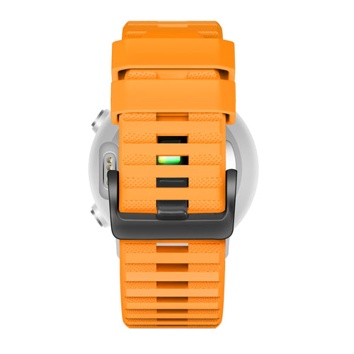 Bandz Garmin Descent MK3i - 51mm Buckled Silicone Strap (Orange)