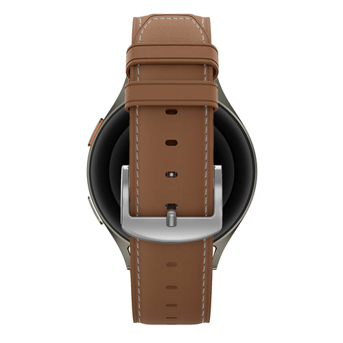 Bandz Bracelet cuir 'Easy Fit' Amazfit Bip Max (marron)