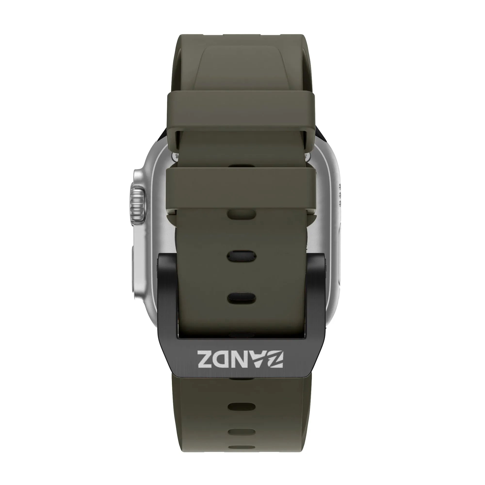 Bandz Bracelet silicone 'Luxe Liquid' Apple Watch (marron/noir)