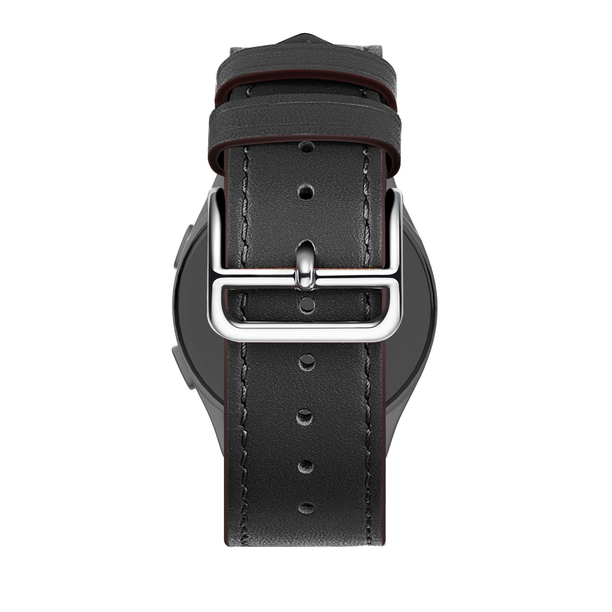 Bandz Bracelet cuir 'Deluxe' Huawei Watch GT 7 - 46mm (noir)