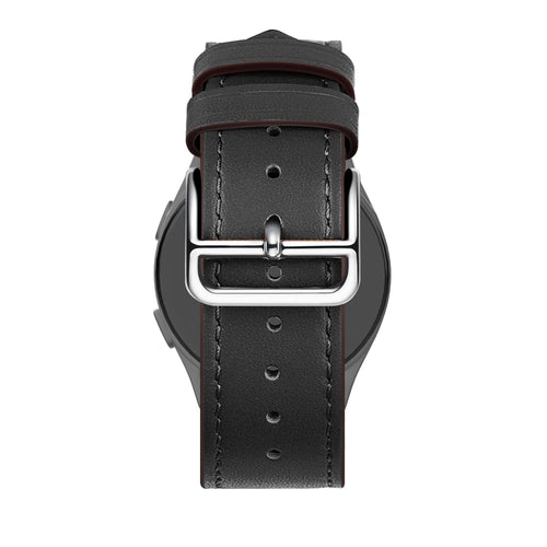 Bandz Bracelet cuir 'Deluxe' Amazfit Cheetah (Pro) (noir)