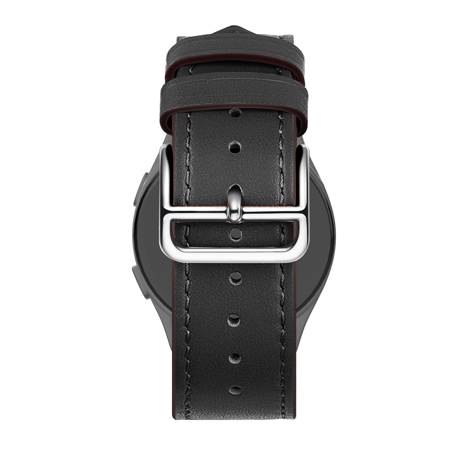 Bandz Huawei Watch GT 6 - 46mm Leather Strap 'Deluxe' (Black)