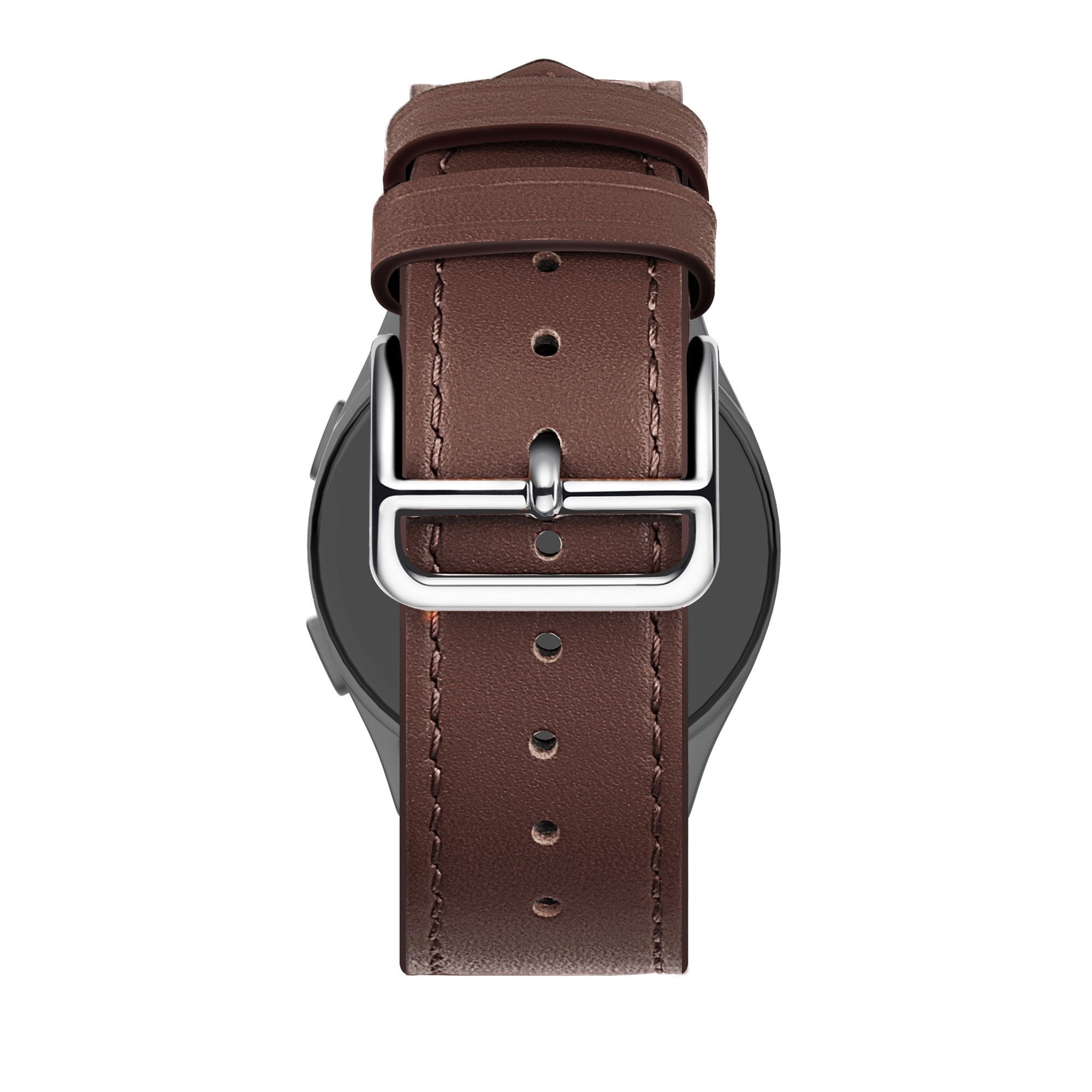 Bandz Bracelet cuir 'Deluxe' Huawei Watch GT 6 Pro - 46mm (marron)