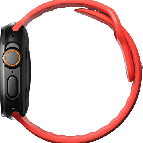 Nomad Bracelet silicone Tempo Apple Watch (corail)
