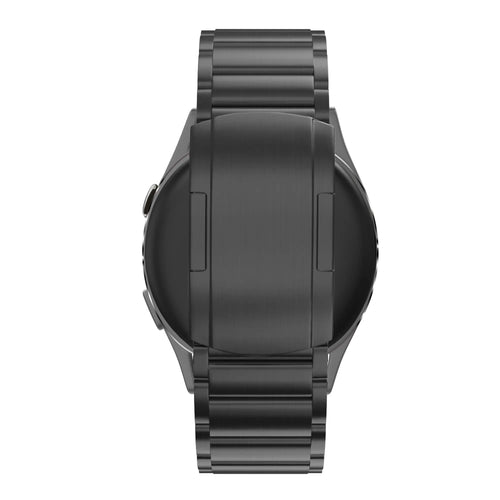 Bandz Garmin Forerunner 255s Titanium Link Strap (Black)