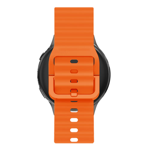 Bandz Bracelet silicone ondulé Garmin Bounce 2 (orange)