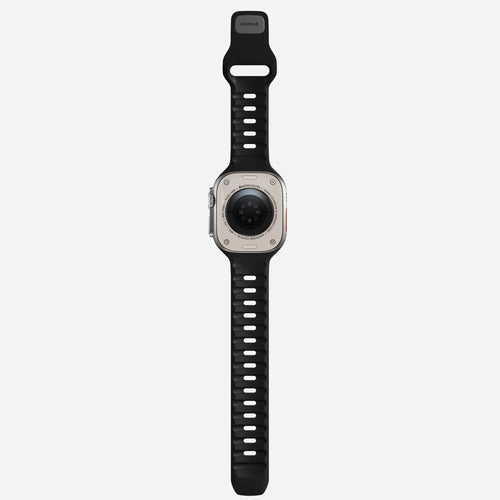 Nomad Bracelet silicone sport Apple Watch (noir)