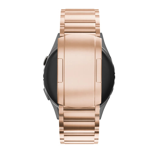Bandz Bracelet titane Garmin Vivoactive 3 (or rose)