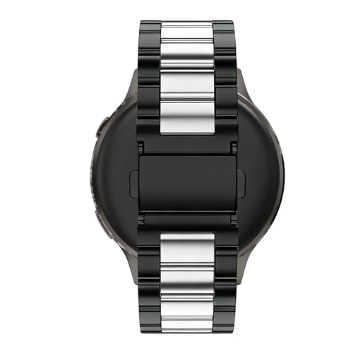 Bandz Bracelet acier 'Classic' Garmin Vivomove Sport (noir/argent)