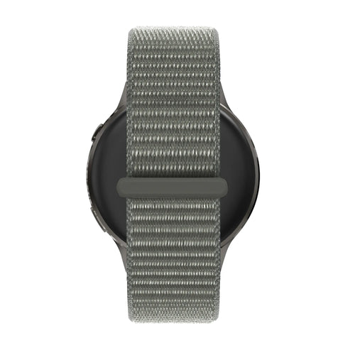 Bandz Bracelet nylon Garmin Vivomove HR (gris-vert)