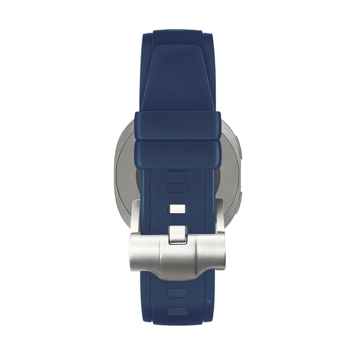 Bandz Samsung Galaxy Watch 8 - 44mm Silicone Strap 'Luxe Liquid' (Dark Blue)