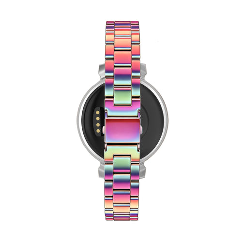 Bandz Bracelet acier 'Classic' Garmin Lily 2 (arc-en-ciel)