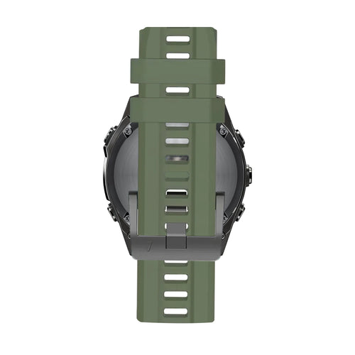 Bandz Garmin Instinct E - 45mm Silicone Strap 'Classic' (Army Green)