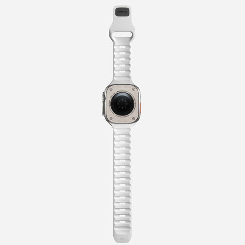 Nomad Bracelet silicone sport Apple Watch (blanc)