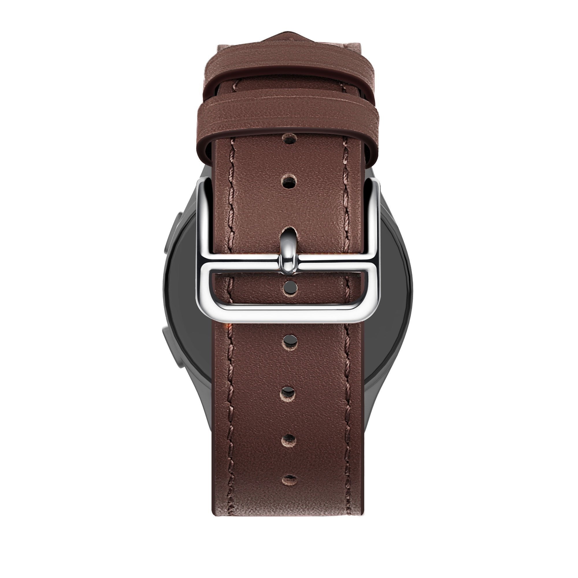 Bandz Bracelet cuir 'Deluxe' Huawei Watch GT 5 Pro 46mm (marron)