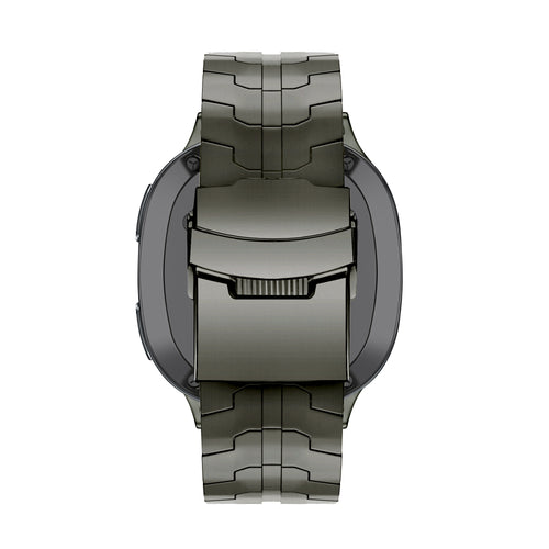 Bandz Samsung Galaxy Watch 8 - 44mm Steel Strap 'Iron' (Graphite)