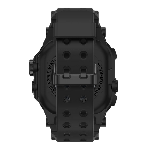 Bandz Bracelet TPU avec coque Apple Watch Ultra (noir avec noir)