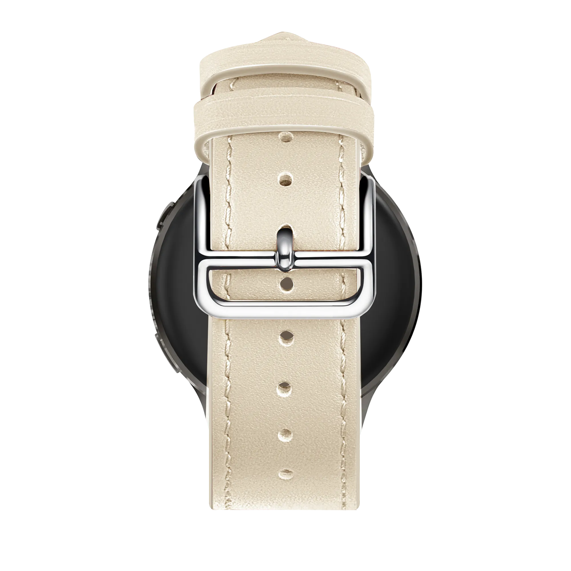 Bandz Bracelet cuir 'Deluxe' Garmin 18mm (beige)