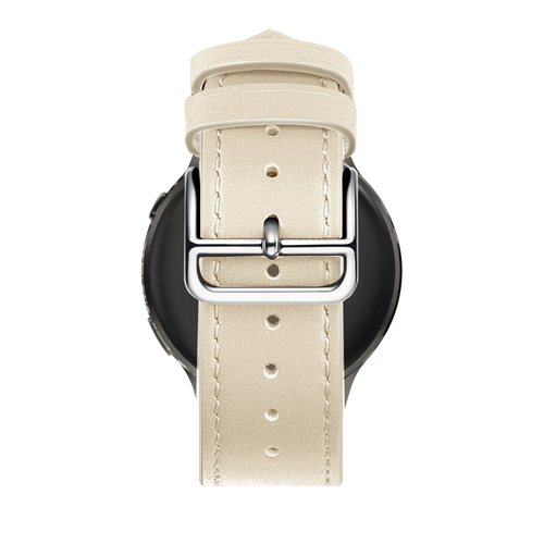 Bandz Bracelet cuir 'Deluxe' Garmin Venu 3s (beige)
