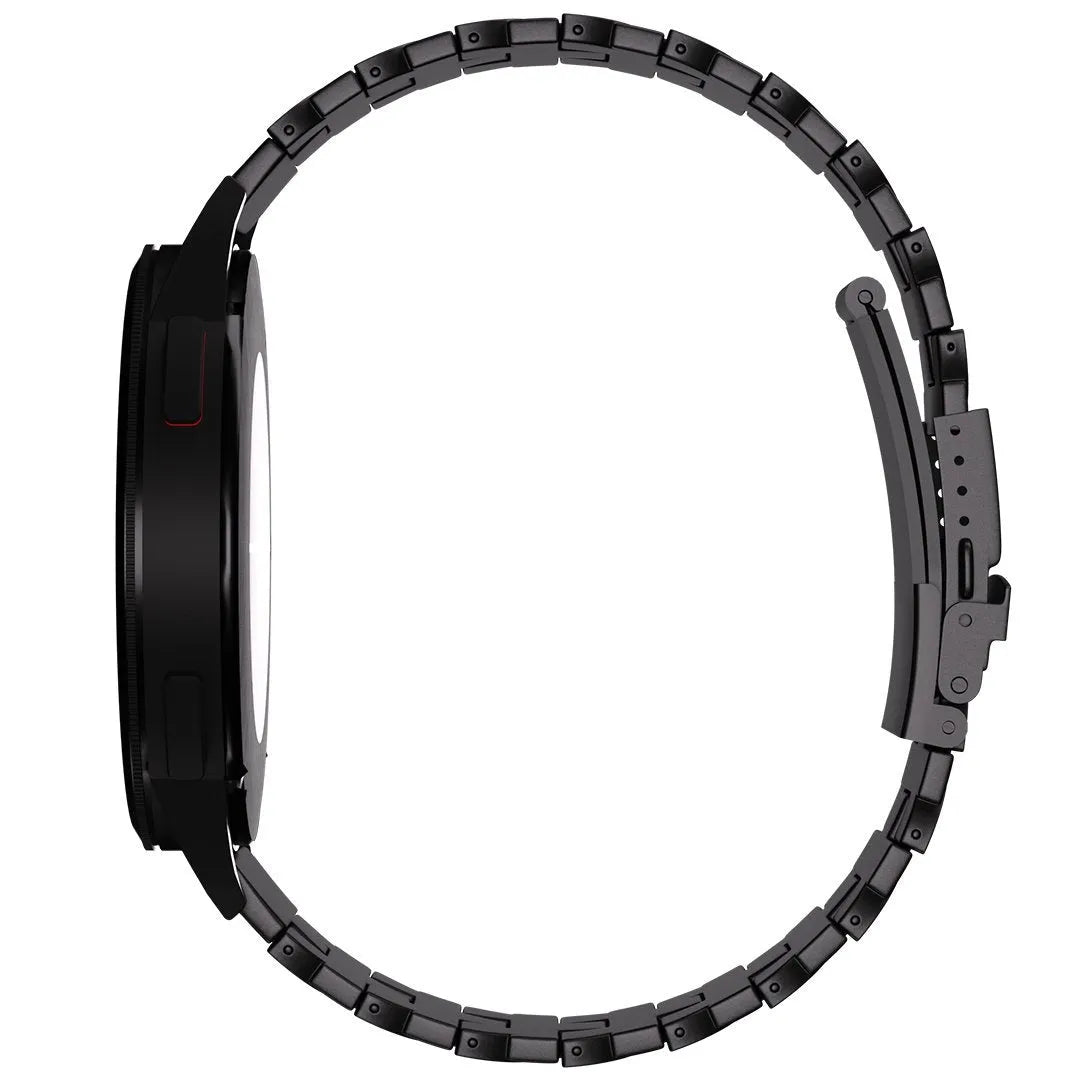 Bracelet titane papillon Oppo Watch X3 (noir)