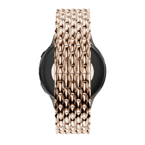 Bandz Bracelet acier 'Dragon' Garmin Forerunner 70 (or rose)