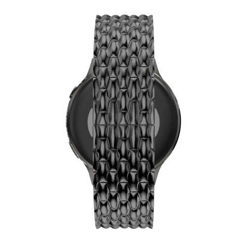 Bandz Bracelet acier 'Dragon' Garmin Forerunner 70 (noir)
