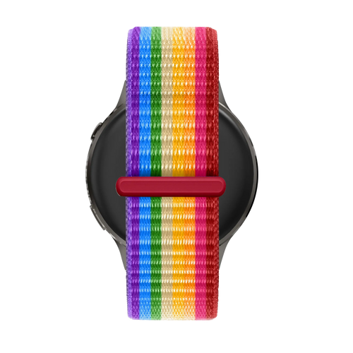 Bandz Bracelet nylon à boucle Garmin Forerunner 70 (arc-en-ciel)