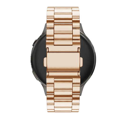 Bandz Bracelet acier 'Classic' Garmin Forerunner 70 (or rose)