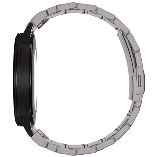 Titanium Strap 'One Push', on a watch, direct rear view