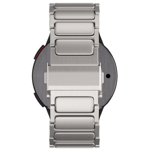 Titanium Strap 'One Push', on a watch, direct rear view