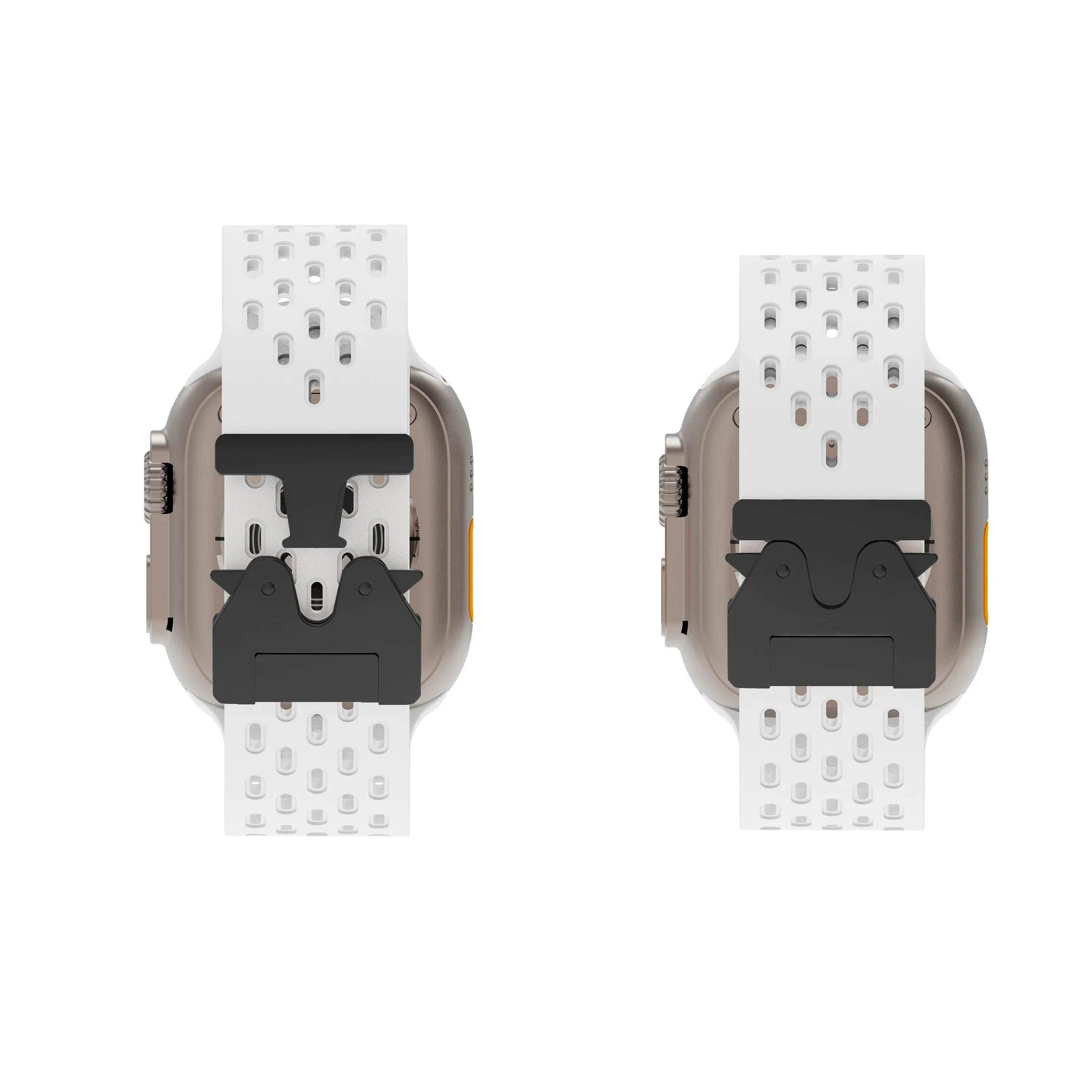 Bracelet silicone air avec P-buckle pour Apple Watch (blanc)