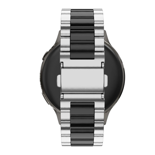 Bandz Bracelet acier 'Classic' Garmin Approach J1 (argent/noir)