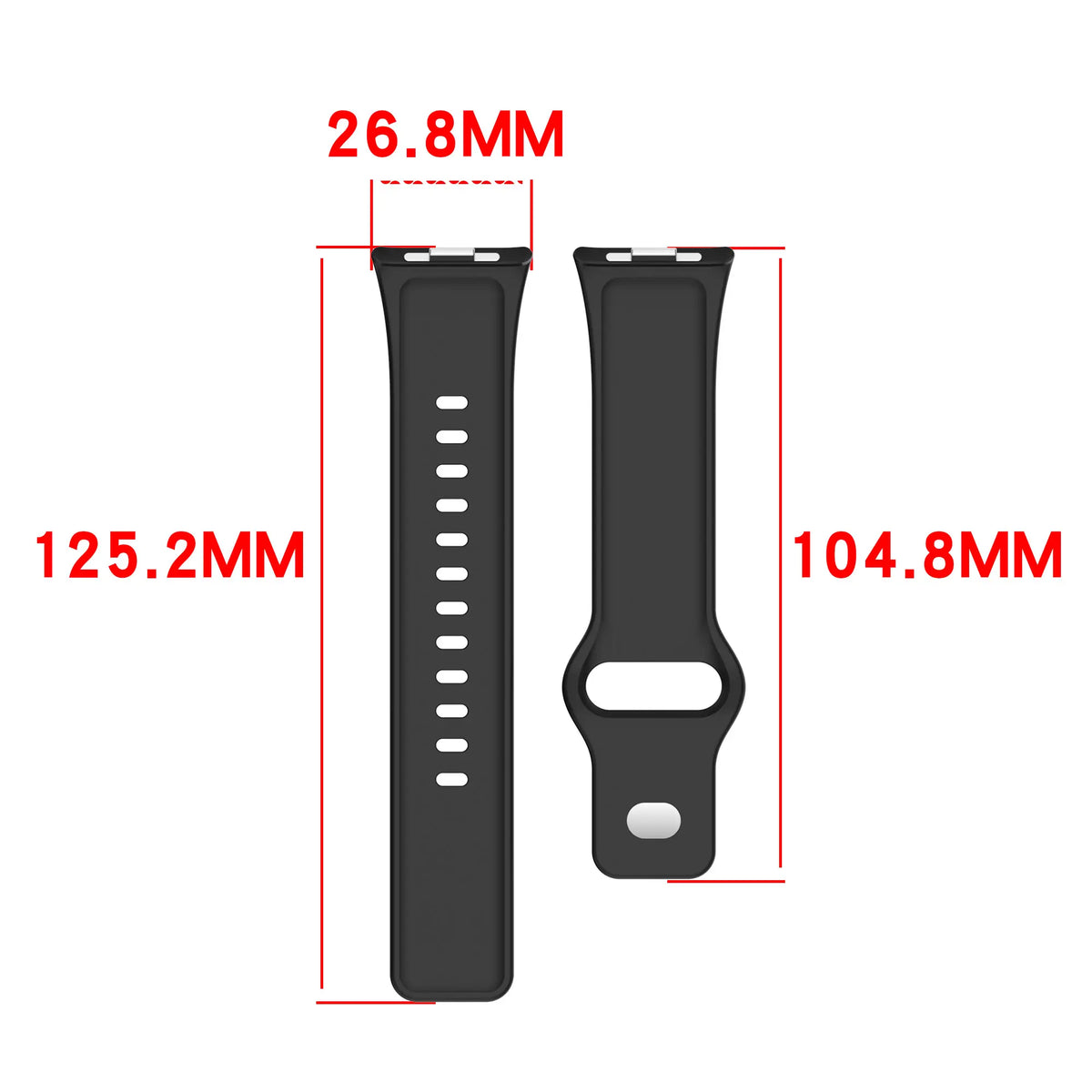 Silicone Classic Strap, dark green