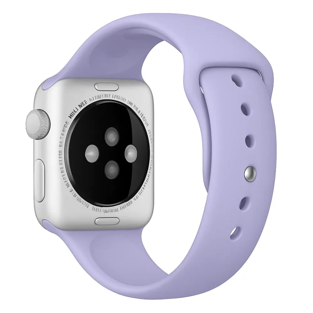 Bracelet silicone Apple Watch (lilas)