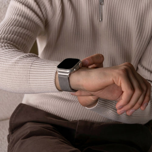 Apple Watch Ultra Milanese Strap (Titanium)