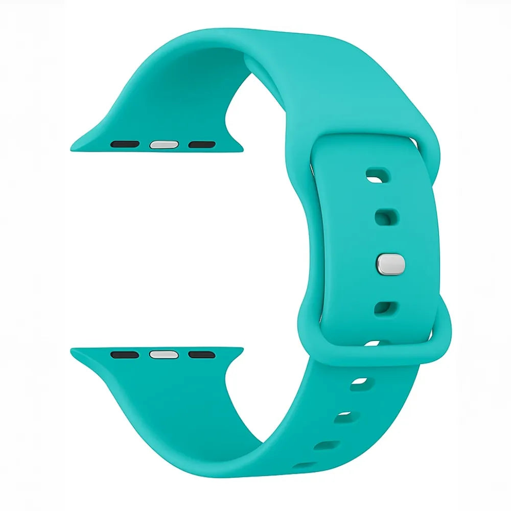 Bracelet silicone classique Apple Watch (aqua)