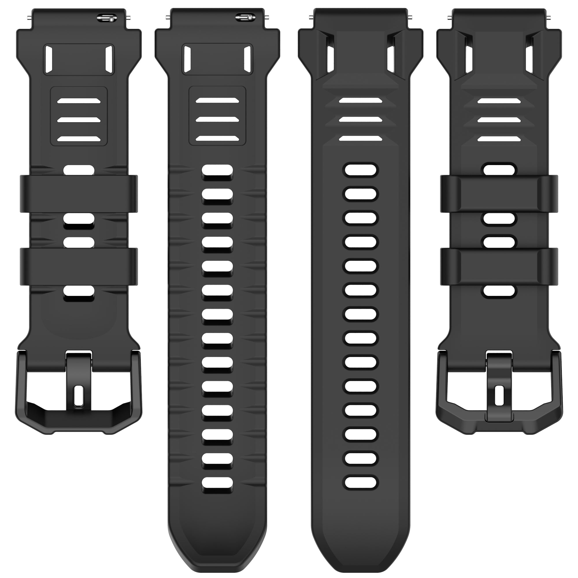 Amazfit T-Rex 3 Pro - 44mm Silicone Strap (Black)