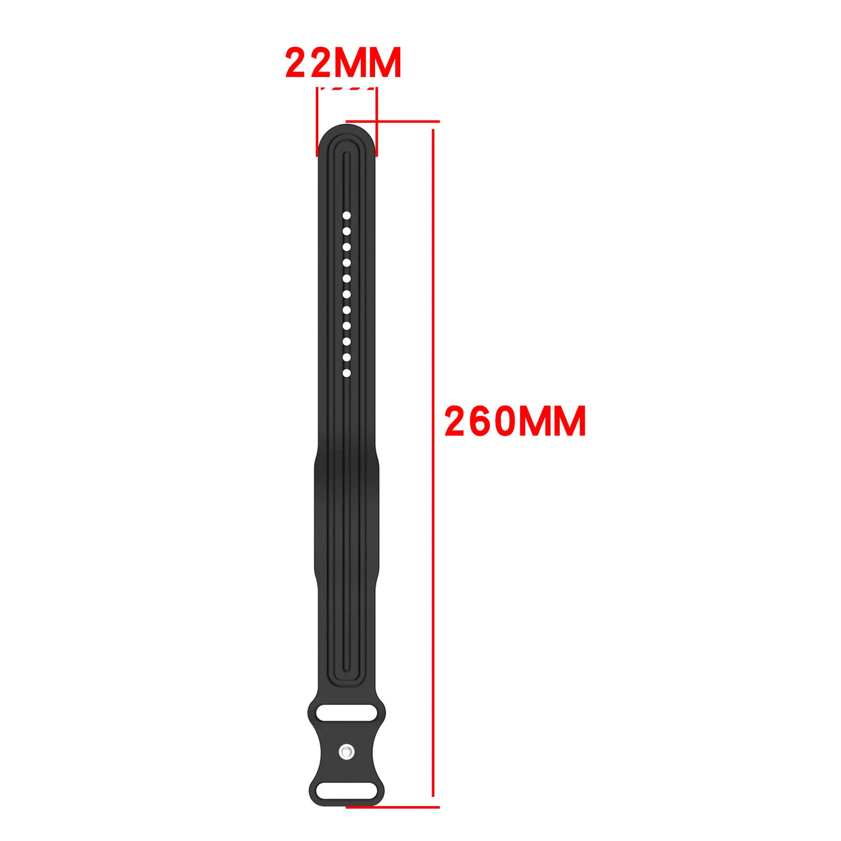 Bracelet silicone classique Garmin Cirqa (noir)