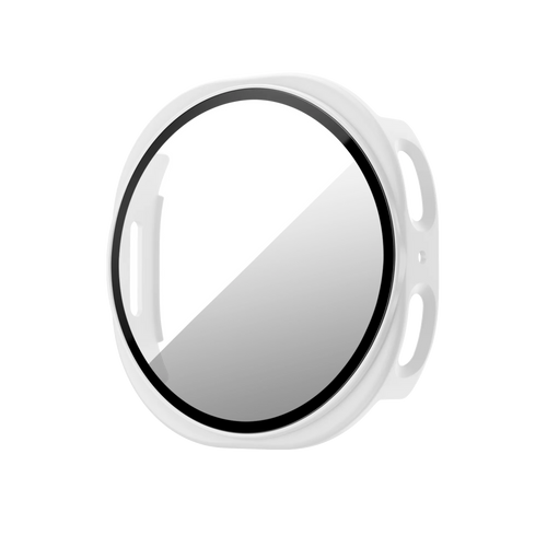 Bandz Coque PC avec verre Samsung Galaxy Watch 8 - 44mm (blanc)