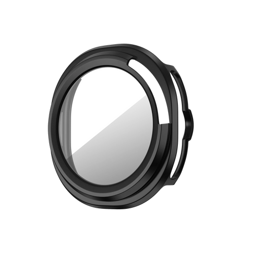 Bandz Coque PC avec verre Samsung Galaxy Watch 8 Classic (noir)