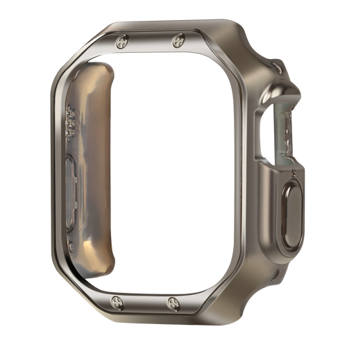 Bandz Apple Watch Ultra - 49mm Galvanized TPU Case  (Titanium)