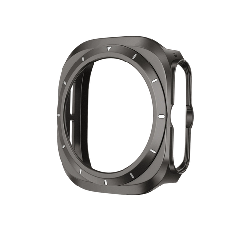 Bandz Coque PC bisel Samsung Galaxy Watch Ultra (gris titane /blanc)