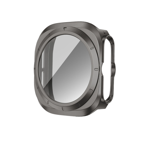 Bandz Coque PC avec verre Samsung Galaxy Watch Ultra (gris titane)