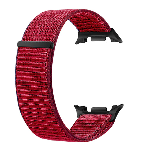 Nylon Strap, red mix, without a watch, 3/4 front view