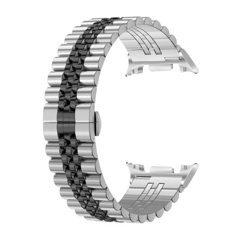 Bracelet acier Jubilee Samsung Galaxy Watch 8 Classic (argent/noir)
