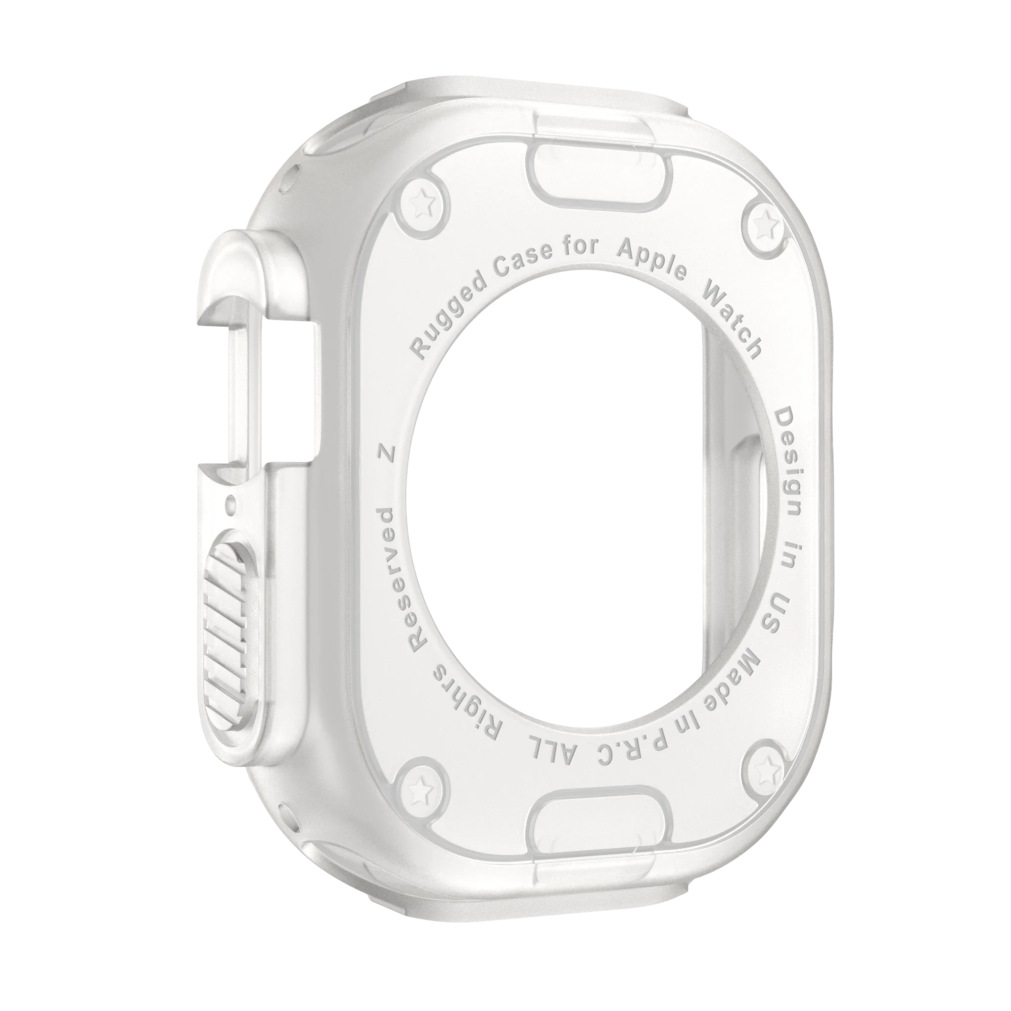 Bandz Coque TPU robuste Apple Watch Ultra - 49mm (transparent)