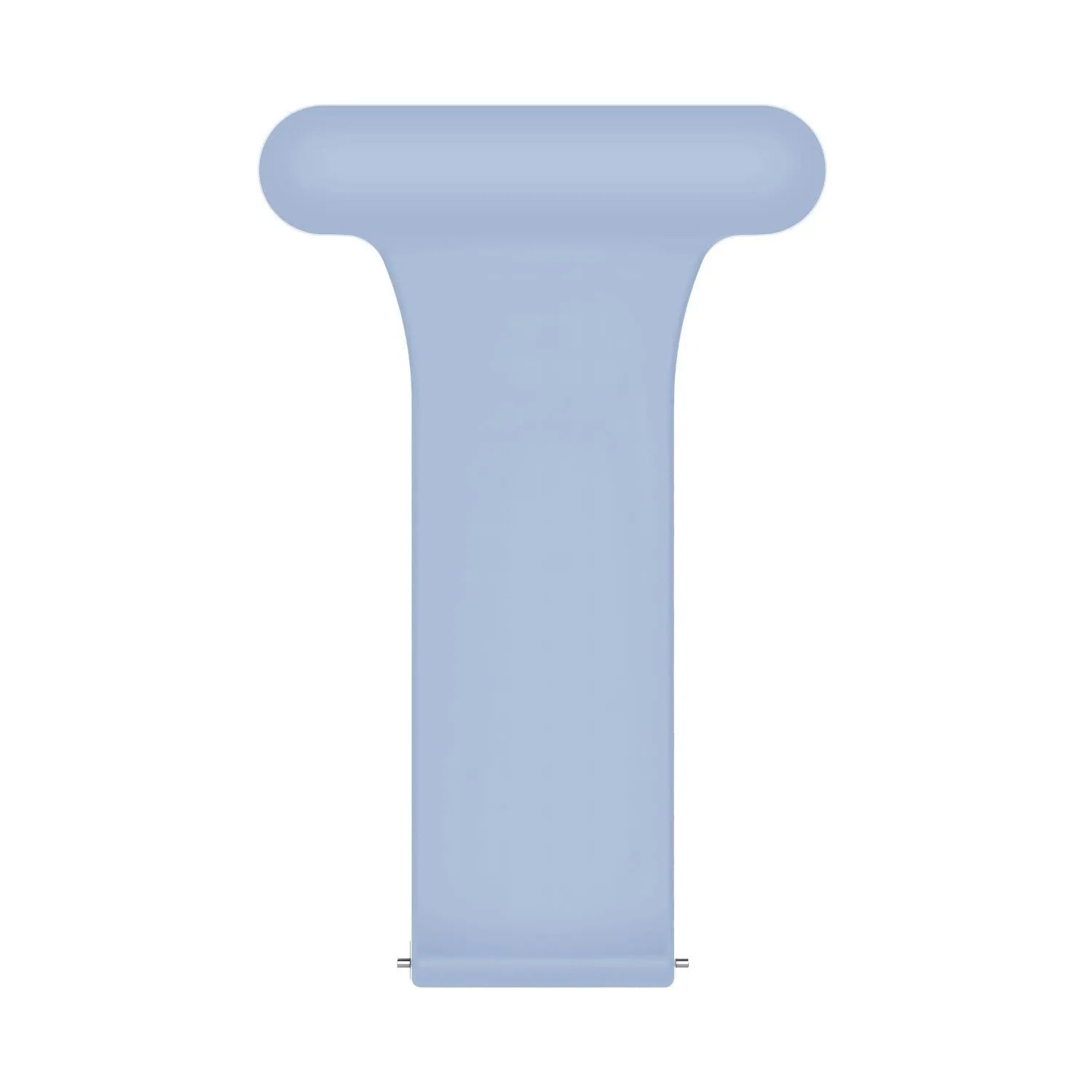 Silicone Nurse Fob, light blue, without a watch, 3/4 front view